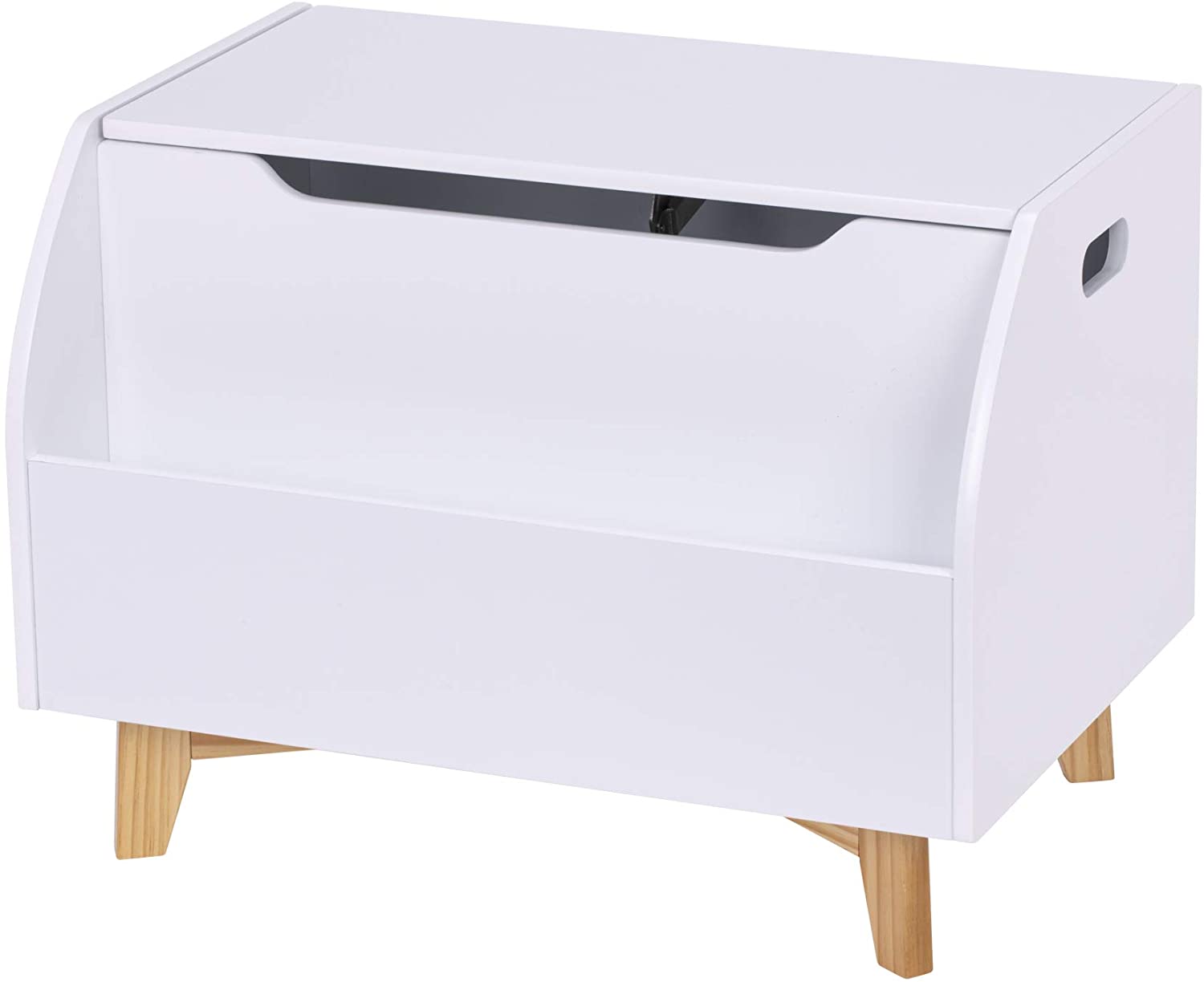 Kids Toy Box with Front Book Storage Area No.4102R Kids Toy Box with Front Book Storage Area Kids Toy Storage Bench, White