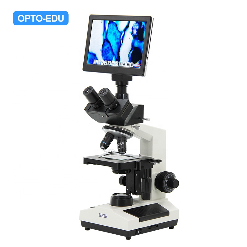 Цифровой микроскоп HD OPTO-EDU A33.1009 с регулируемой яркостью, сделано в Китае