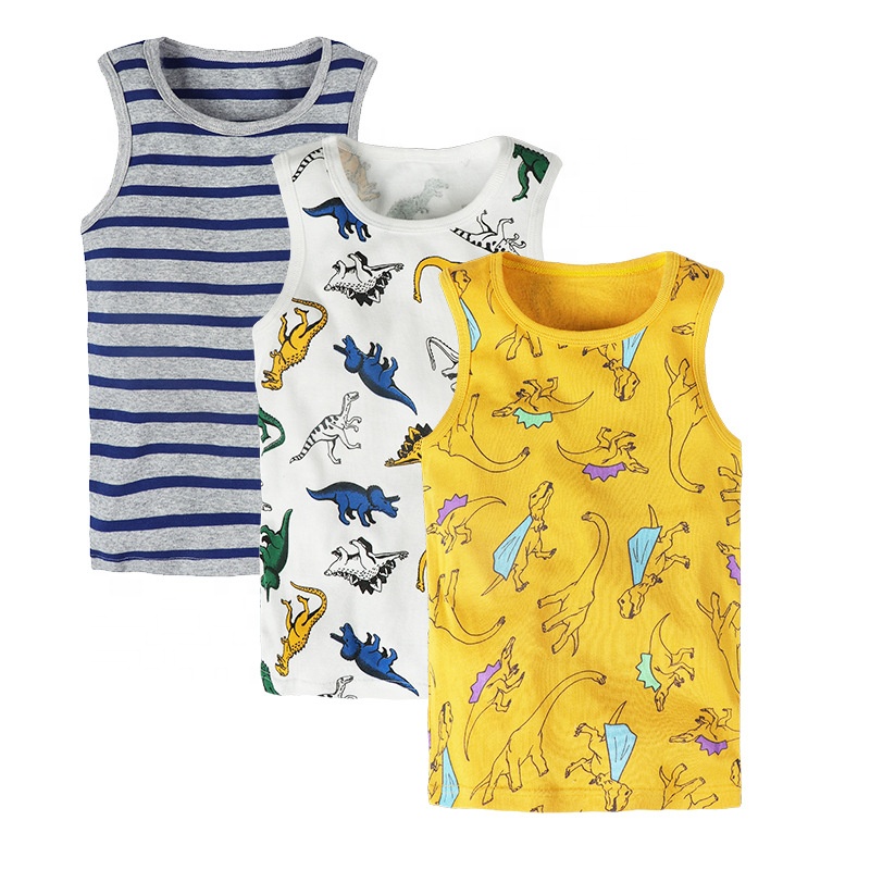 2020 Designer Comfortable Casual Hot Selling Popular Printed Tank Top Clothes For Kids