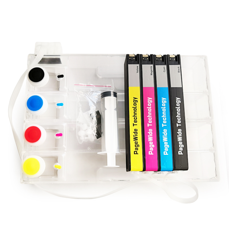 MWEI 975 975XL Empty Continue Ink Supply System CISS For HP Pagewid 452dn/dw/477dn/dw/552dw/577dw Printer