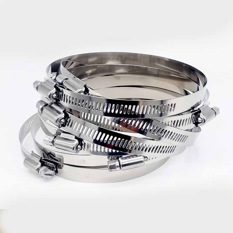 High quality heavy duty adjustable stainless steel hose clamps
