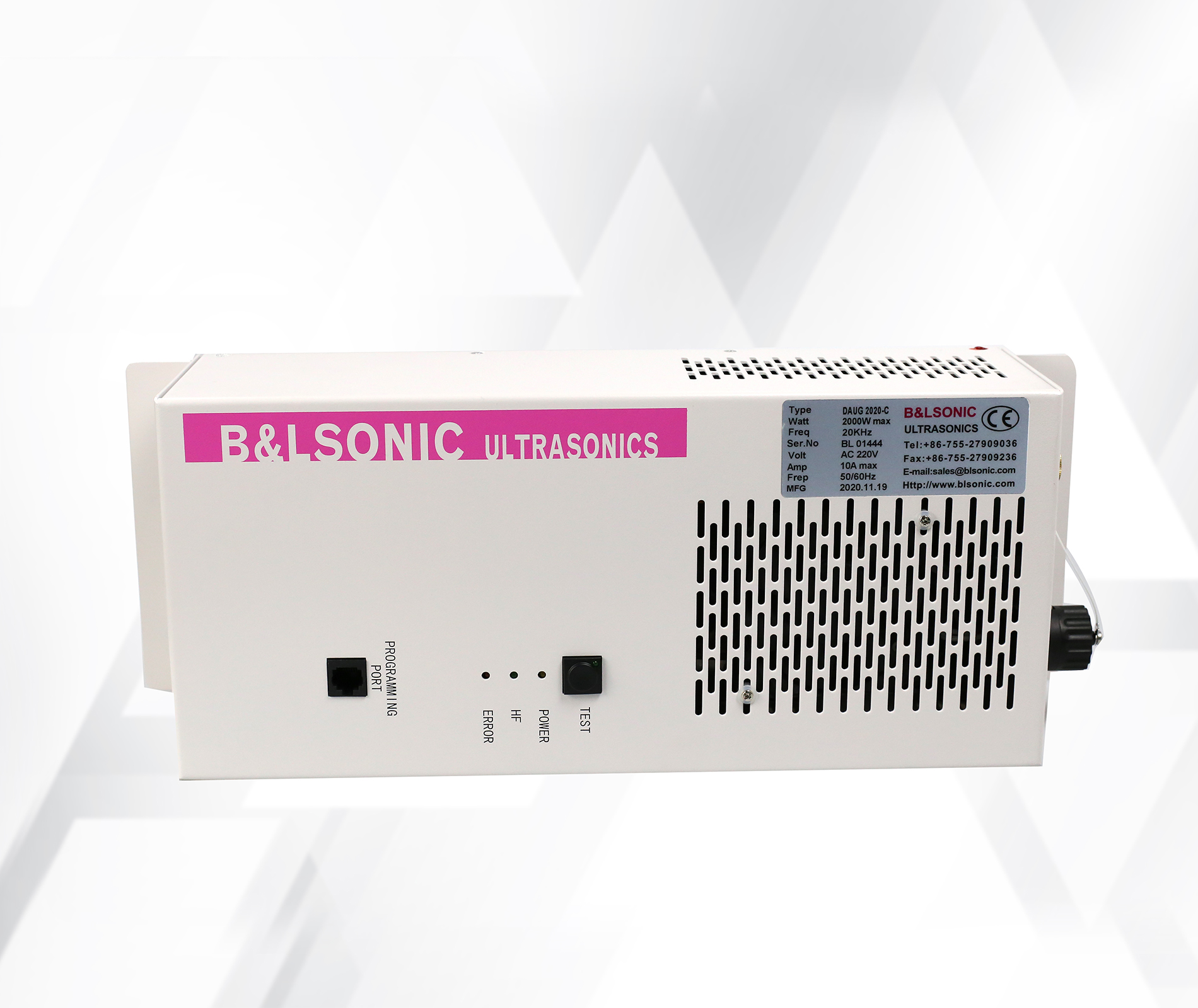 Цифровой ультразвуковой генератор BLSONIC 20khz2000w с ЖК-дисплеем