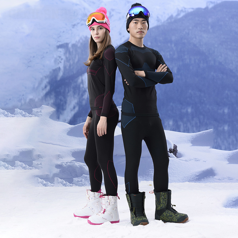 outdoor functional underwear set for men and women's tight and quick-drying sports thermal underwear