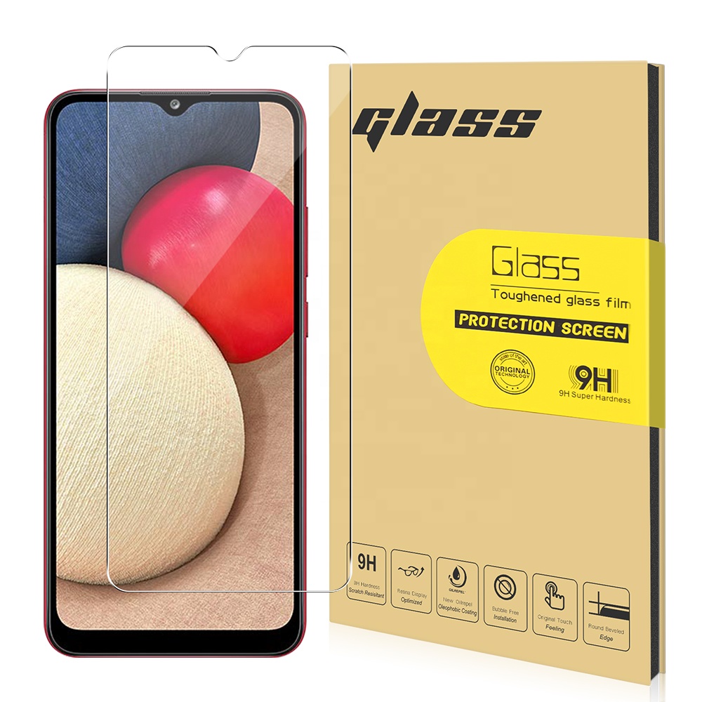 3D Screen Protector 0.33 Tempered glass 9H Screen Protection glass Japan+AB Glue Material For samsung A02S