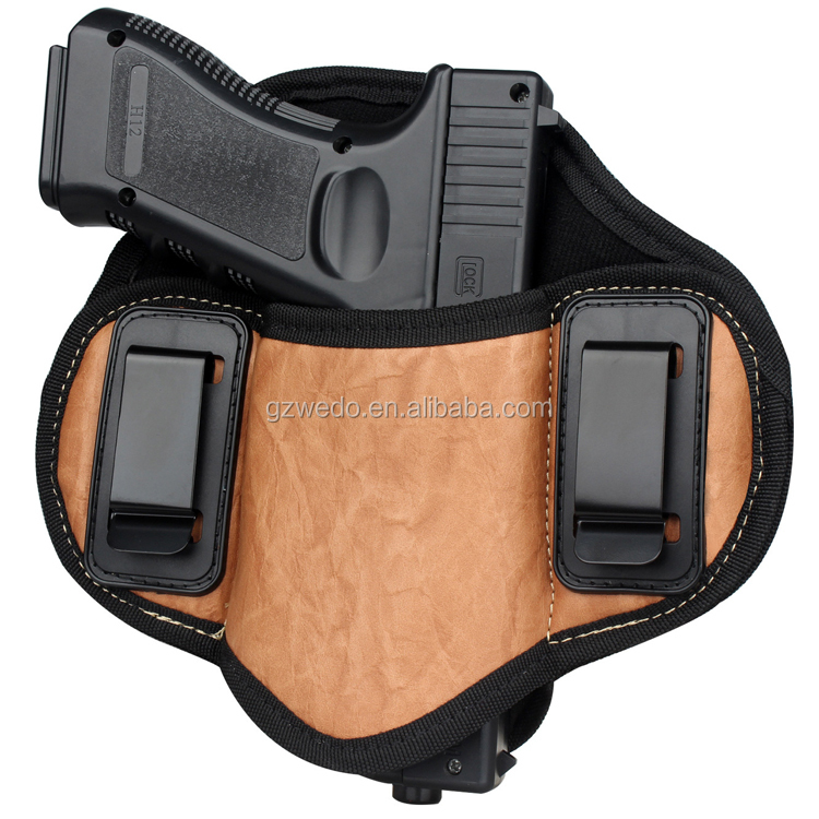 Универсальная кобура для пистолета из искусственной кожи для Glock 17 19 23 32 Sig Sauer P250 P224 Beretta 92 Taurus IWB
