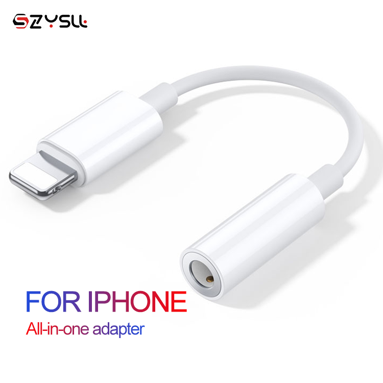 Переходник AUX для наушников lightning/3,5 мм для IPhone ISO