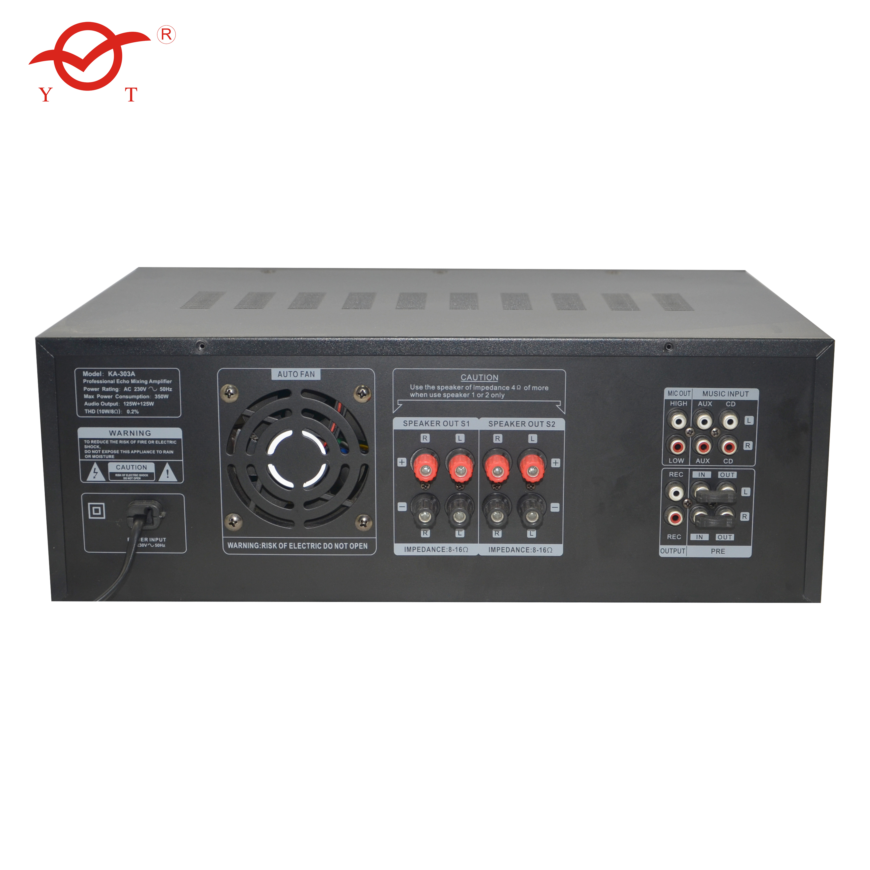 Профессиональный dj-миксер YATAO высокой мощности, цифровой usb Hi-Fi 5,1 канальный линейный 1u усилитель мощности для домашнего кинотеатра