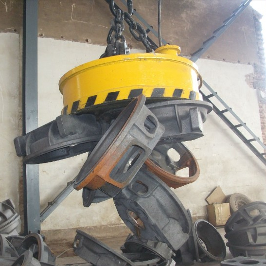 Metal steel scrap electromagnetic lifting magnets electromagnetic sucker round electro magnetic chuck