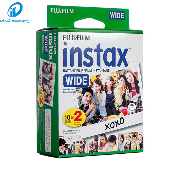 Fujifilm широкая пленка для Instax Twin Pack (белый) для камеры W210 W300