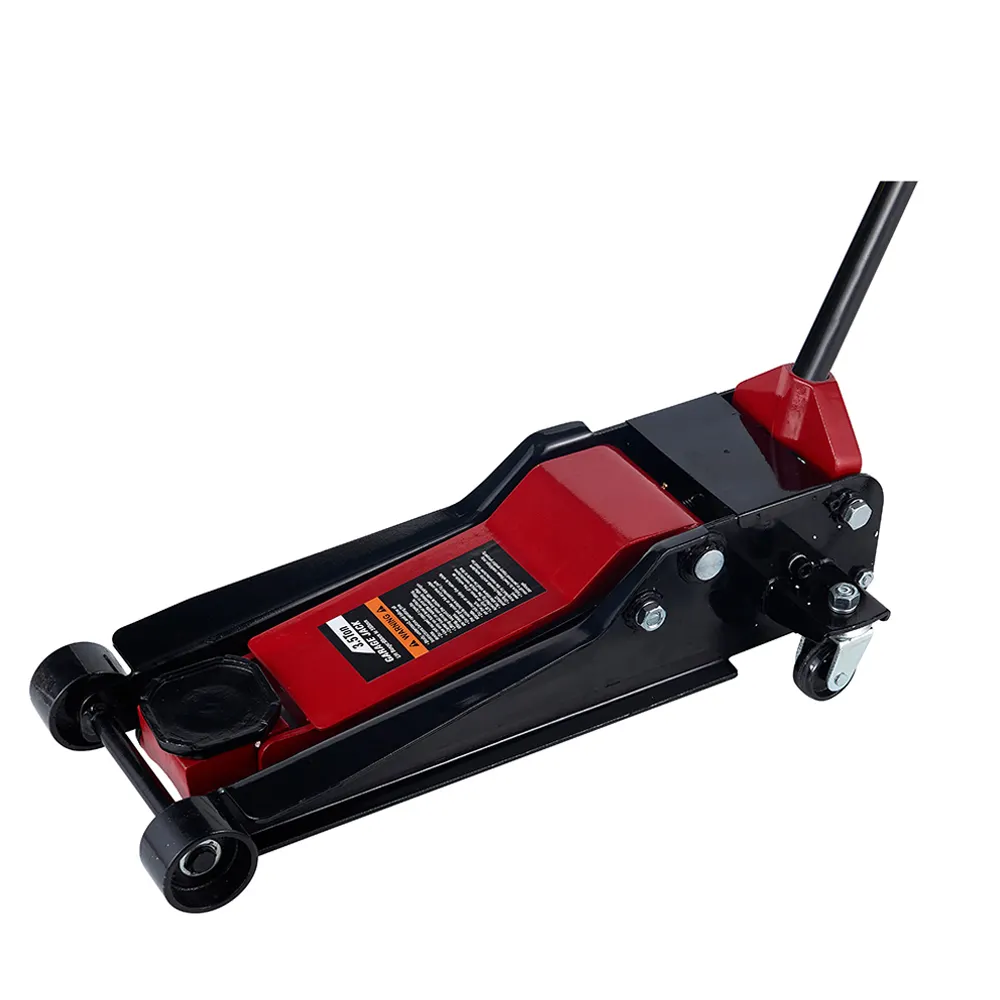 Fast rise 3.5ton double pump hydraulic cylinder long floor jack lift