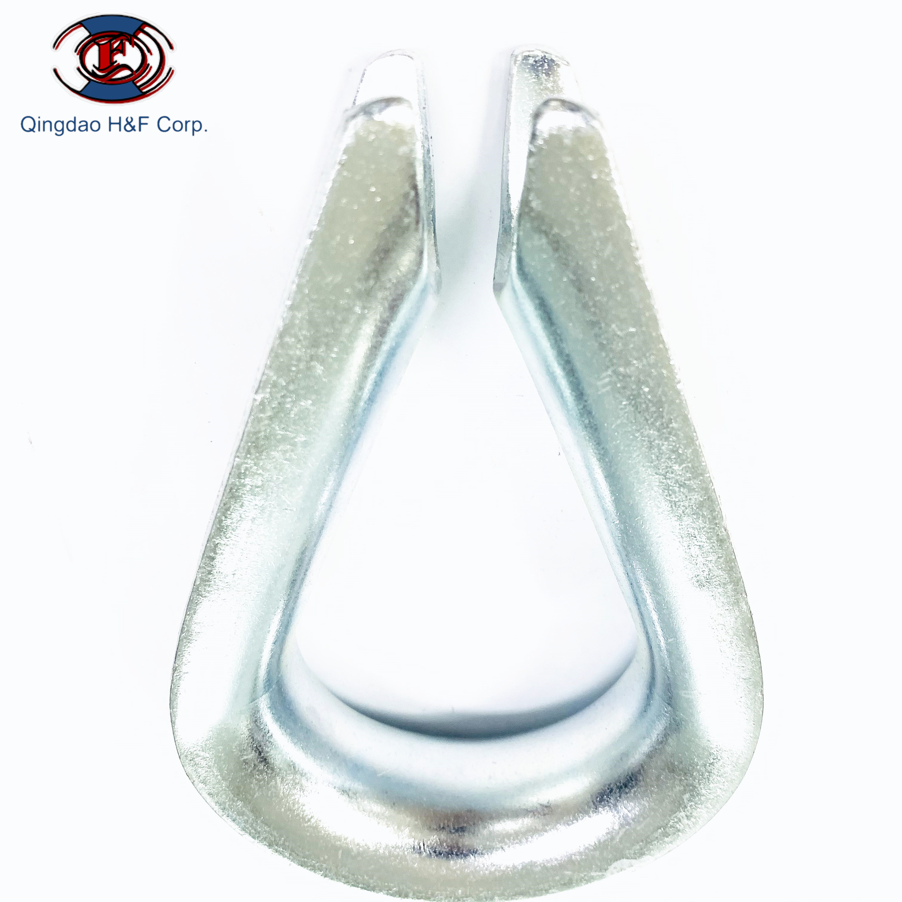 Galvanized steel electrical cable wire rope thimble for protecting