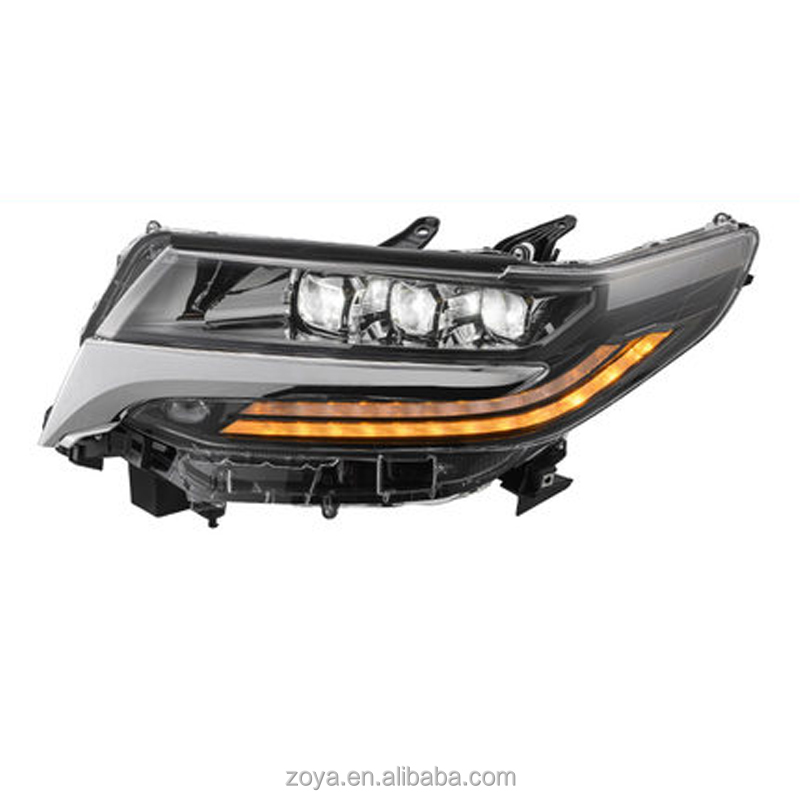 LED headlight Light Retrofit three-eye lens headlight assembly tuning light for 19-20 Vellfire / Alphard