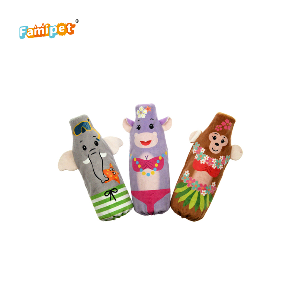 China Supplier Stuffed Squeaky Custom Plush Dog Toys