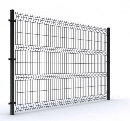Outdoor Garden Welded wire Fence Security Fence With Peach Post