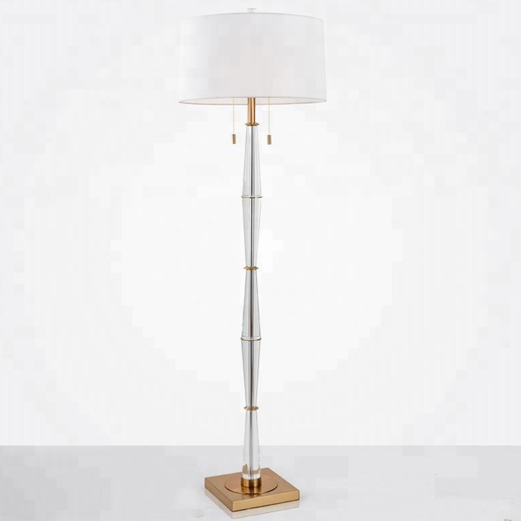 European Home Decorative Chandelier Standing Floor Lamp