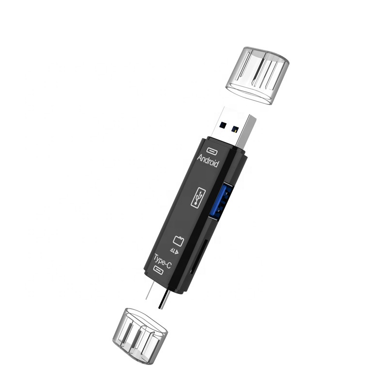 Кардридер Usb 3,1, высокоскоростной считыватель карт памяти SD, TF, Type C, USB C, Micro USB, OTG, кардридер для ноутбука
