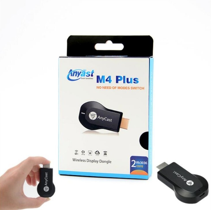 2021 Amazon hot sell 2.4G wireless wifi display android tv dongle Anycast M4 plus