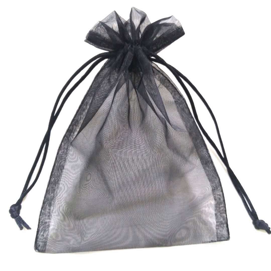 Factory direct sale wholesale organza package candy bag Custom logo Organza gift bags for wedding gift packing Drawstring pouch