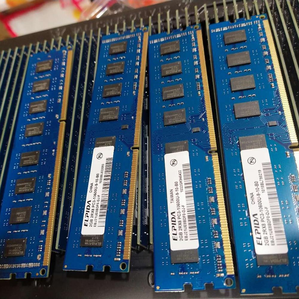 Недорогие оригинальные чипы ddr3 2G 1333mhzPC3-10600U, Настольный модуль RAM