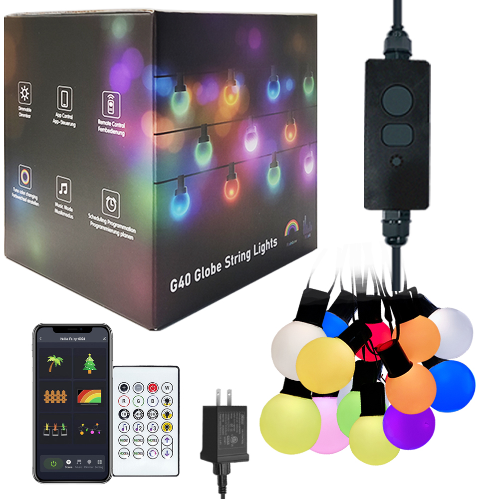 Holiday string Lighting Led Outdoor Christmas Indoor Fairy Lights IP65 RGB Waterproof
