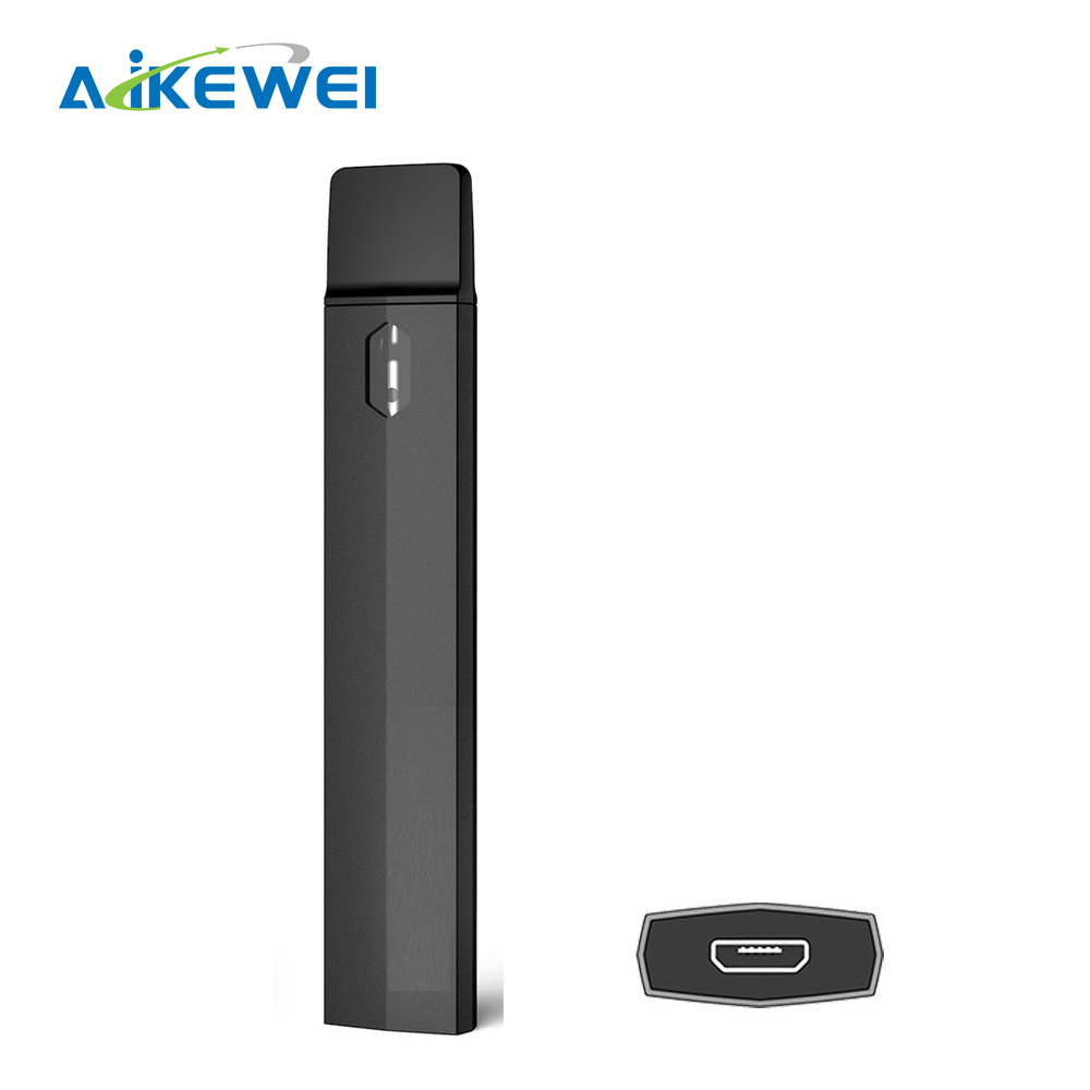 USA Hot Selling Rechargeable CBD Oil Pod 1ML 280mAh CBD Pod Vaporizer One Time Use For Thick Oils