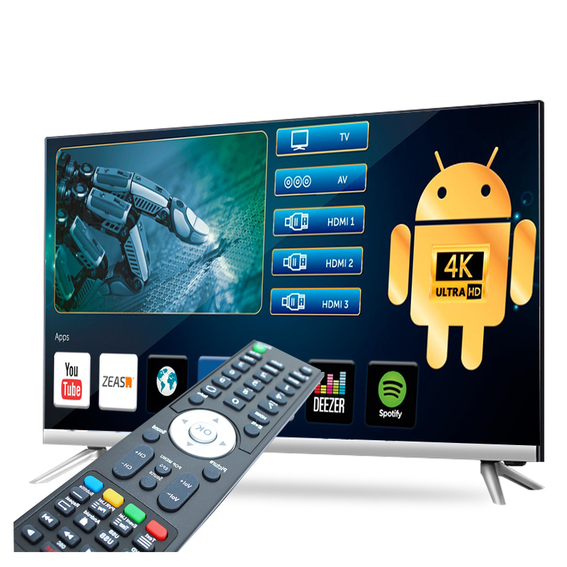 OEM TV Factory Frameless 32inch television bulk wholesale HD UHD 43 42 40 24 32 inch 4k smart android lcd led tv de 32 pulg