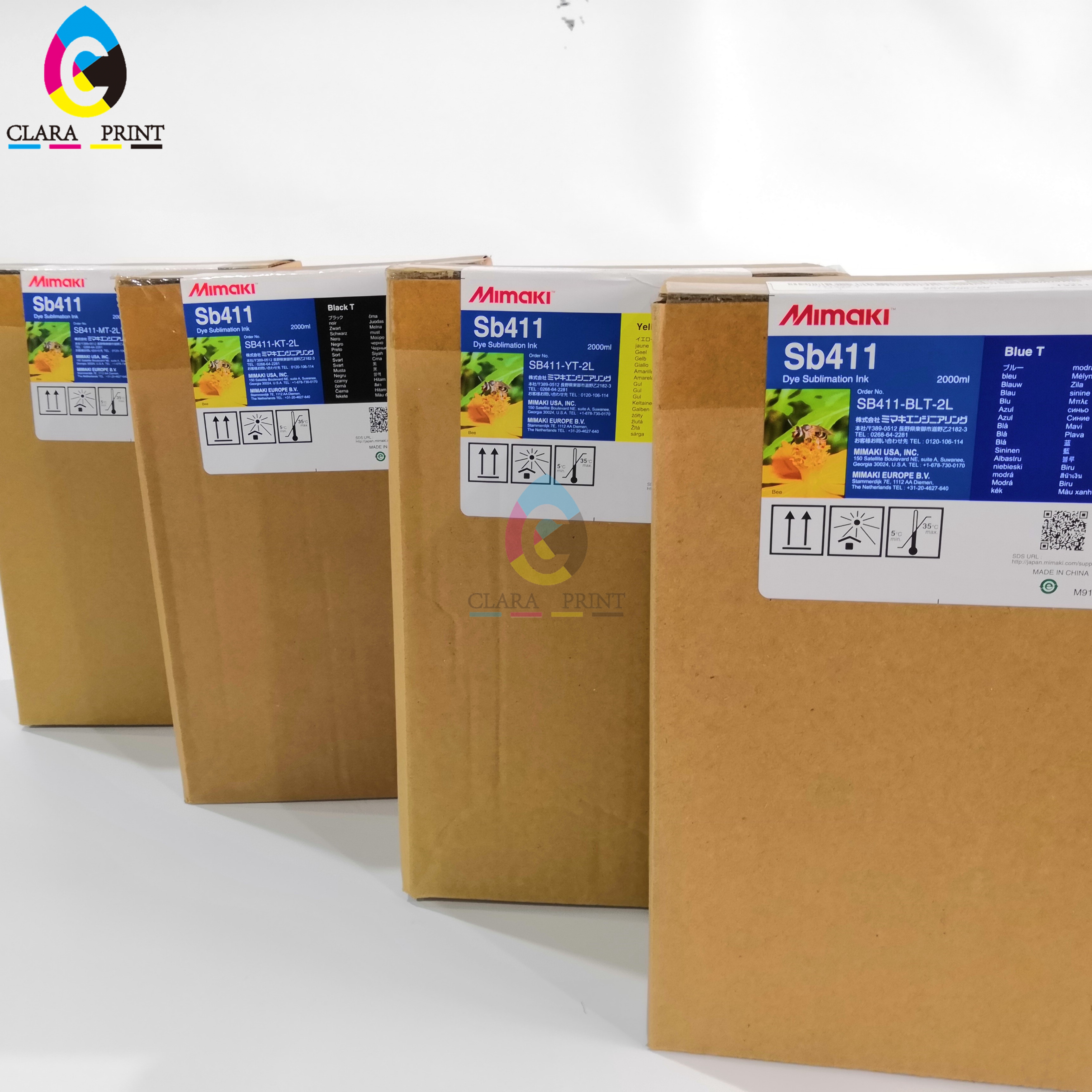 2000 мл оригинальный Mimaki SB411 чернильный 6 видов цветов (C M Y K LC LM)