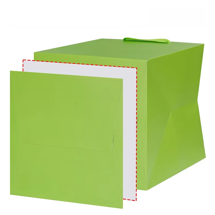 Wholesale Custom Print Logo Powder Packaging Reusable Gift Packing Paper Shopping Bag