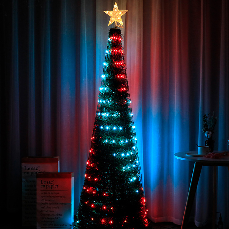 New LED Christmas tree with RGB color remote control