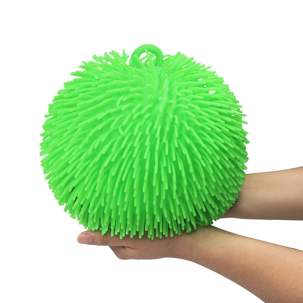 Fluffy Fur Balls Silicone Bouncing Bounce Hop Ball
