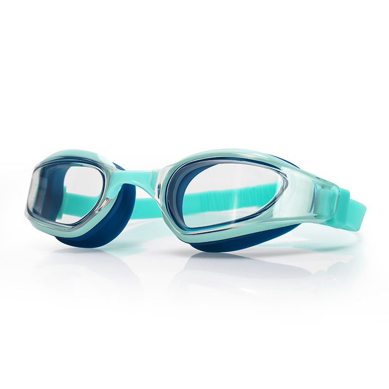 Wave swimming goggles 100% comfort silicone eyecup and headstrap wide vision swim goggles for adult