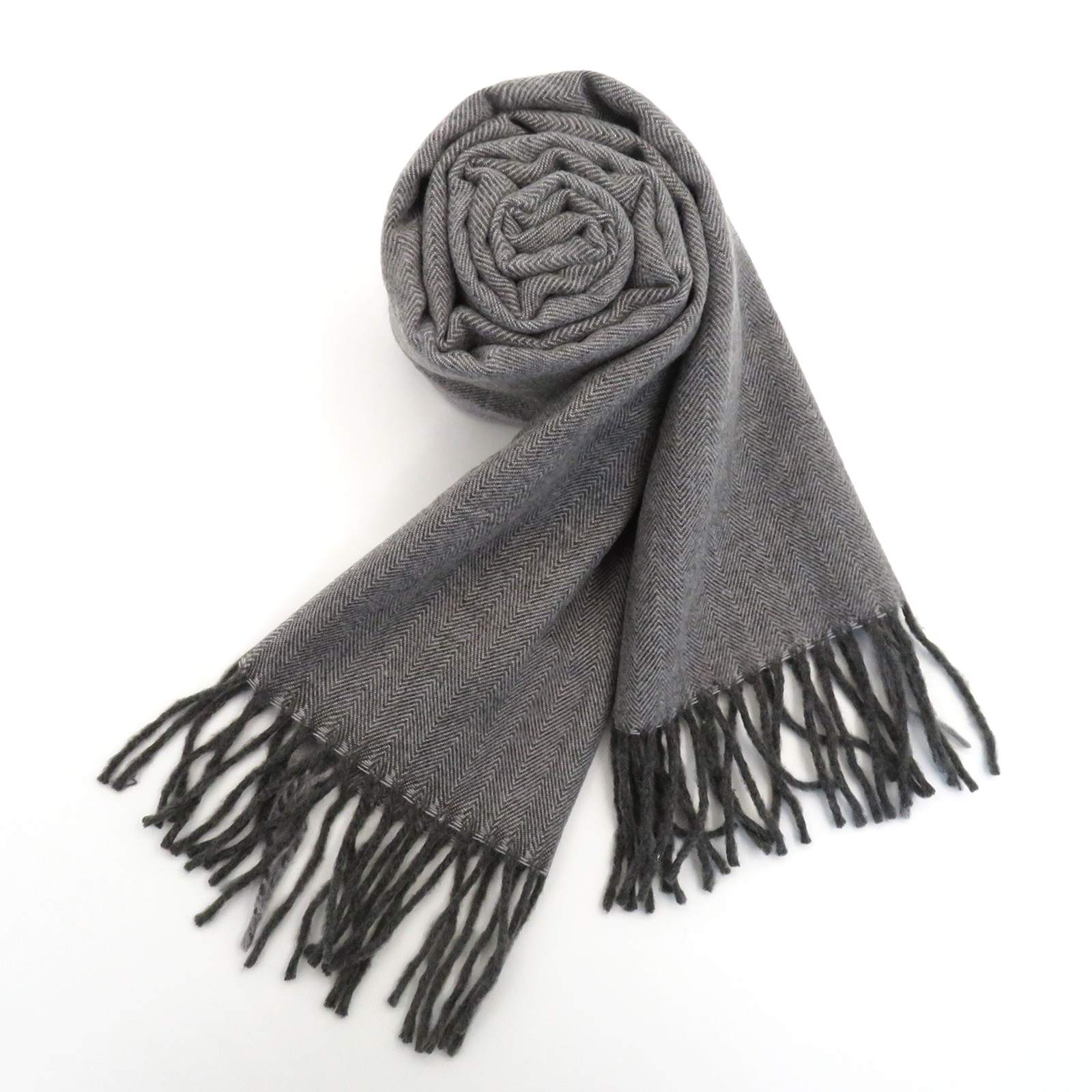 New Design 2021 fashion grey OEM high quality soft acrylic scarf for men tassel plaid customizable