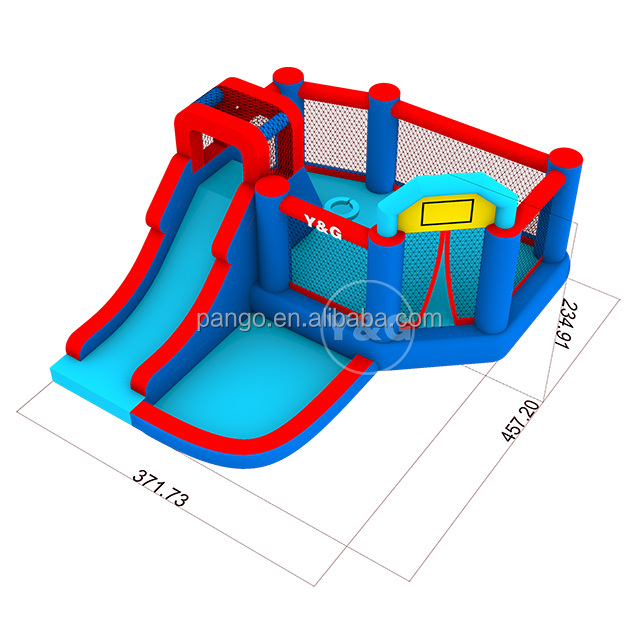 Hot sale Inflatable slide for Kids Slide Bouncer with water pool