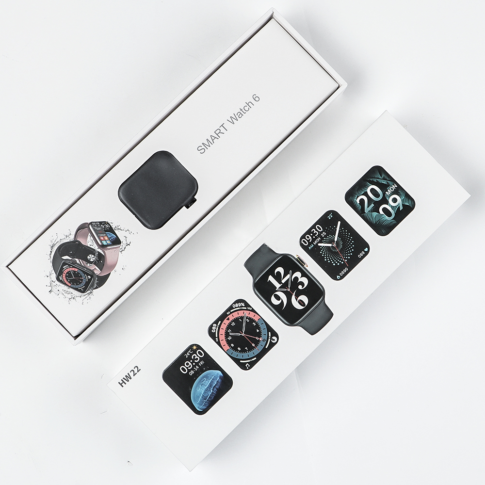 Newest 2021 Watch Series 6 HW22 Reloj Inteligente Siri Game Facebook Smartwatch HW22 Wearfit Pro App Smart watch