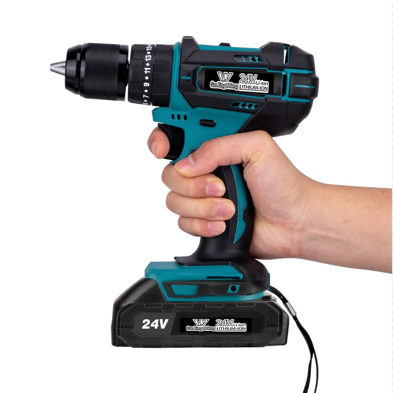 18V electric drill screwdriver mini wireless power driver power tool cordless electric drill suitable for Makita battery