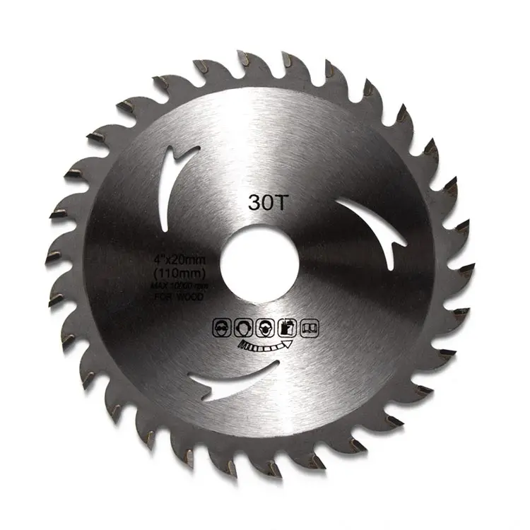 4 Inch 30 T OEM TCT Saw Blade for Cutting Wood Carbide Circular Saw Blade for Woodworking