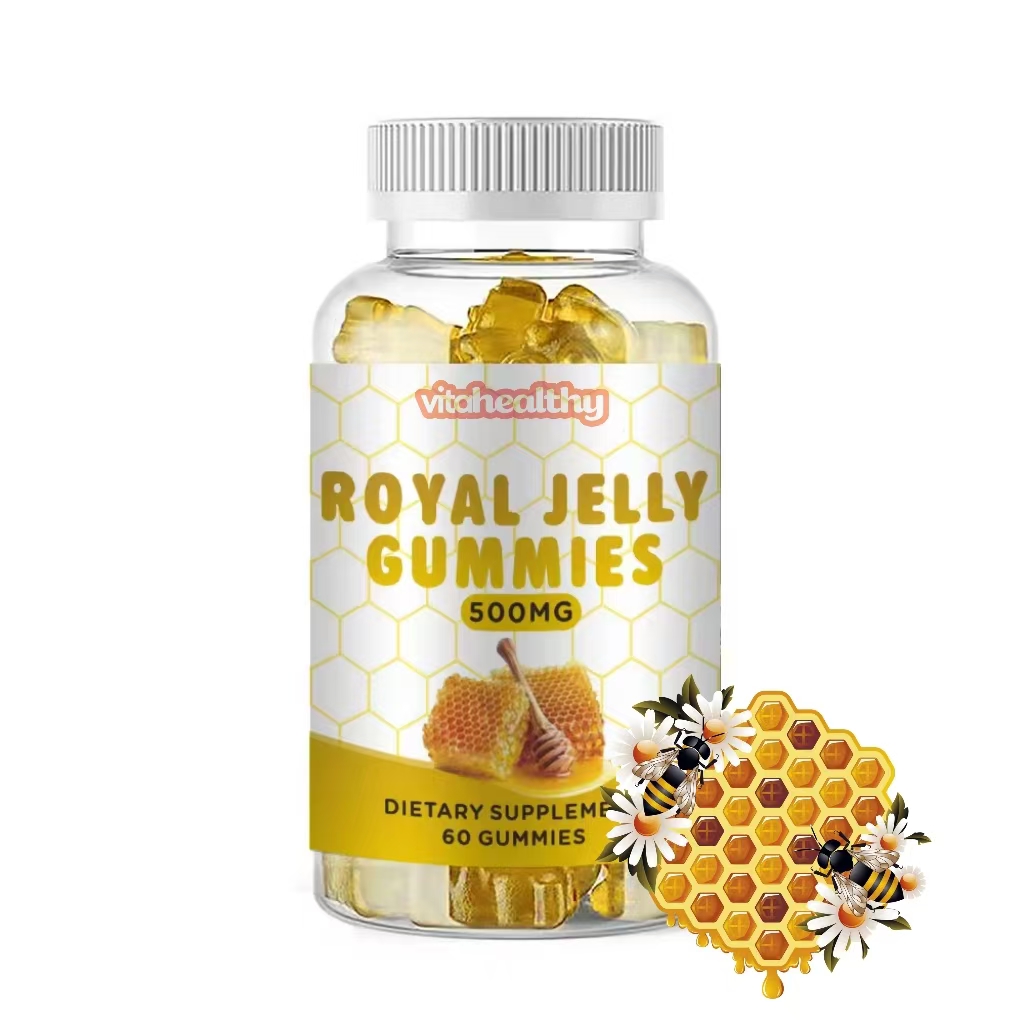 Vitahealthy OEM/ODM Private Label Factory Supply Royal Jelly gummies Vegan Supplement Bee Pollen For Immune System & Energy