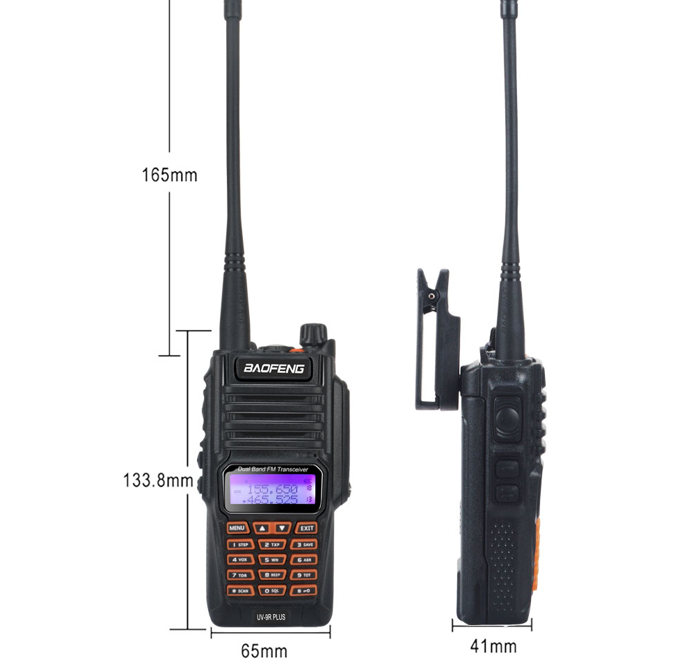 2021 Baofeng UV-9R плюс Водонепроницаемый иди и болтай walkie talkie 8 Вт Высокая мощность VHF Любительская рация baofeng uv 9rplus двухдиапазонный Карманный иди и болтай walkie talkie