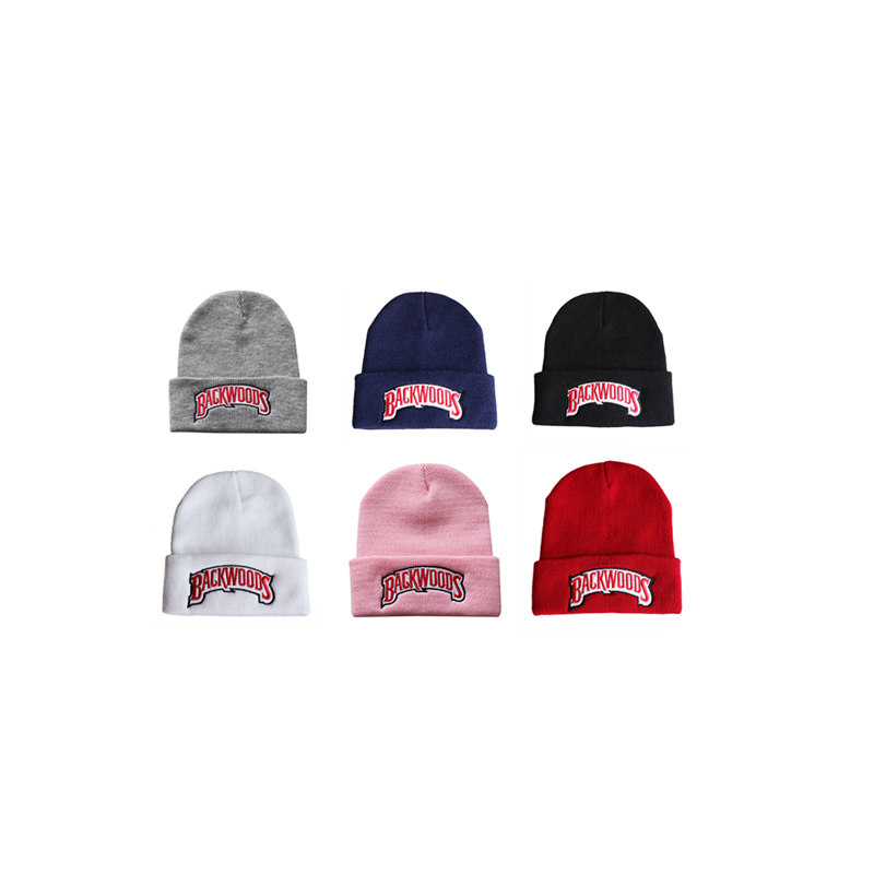 Модные головные уборы Skullies Backwoods письмо зимние вязаные шапки-бини