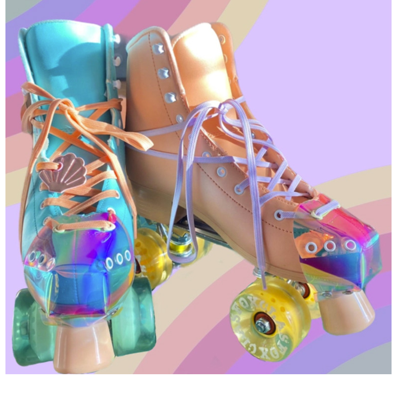 2021 New fashion Glitter leather roller skate covers shoe toe protector roller skate guards toe