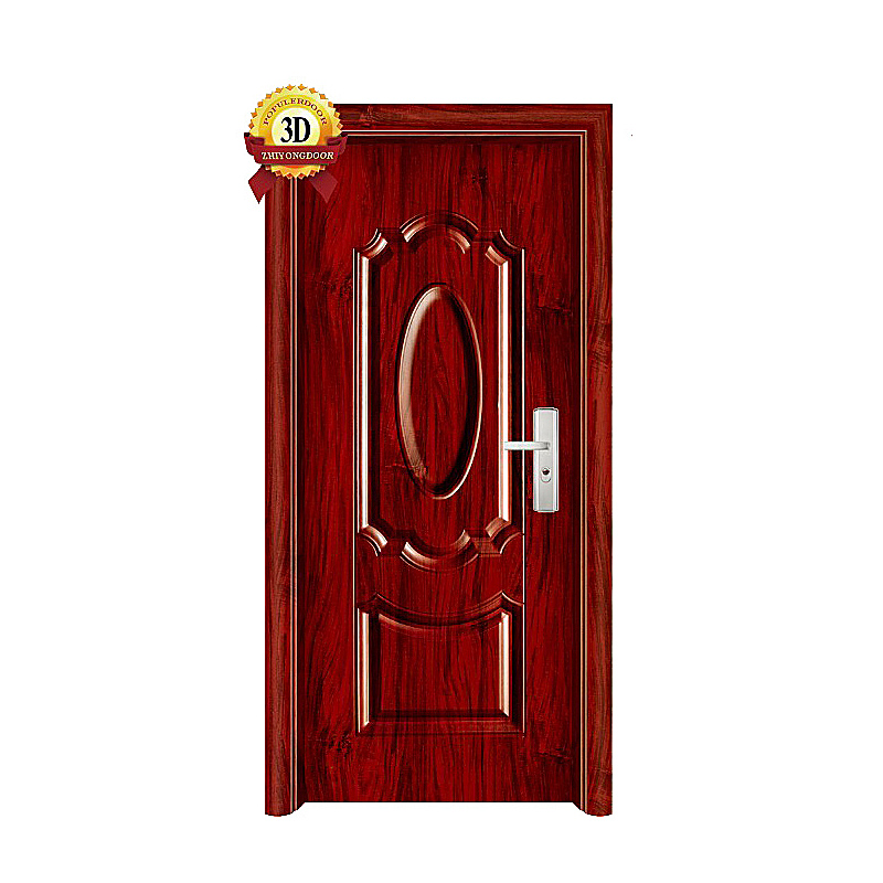 African style steel wooden door external safety armored African door