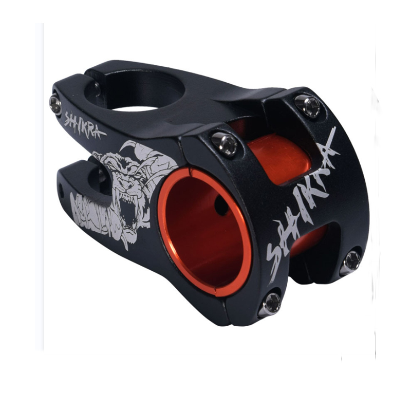 Bicycle 31.8*50mm off-road standpipe 0 degree modified front accessories stem