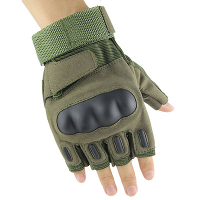 Microfiber Synthetic Leather Pad Palm Covert Tactical Safety Work Wholesale Touch Screen Anti-vibration Impact Mechanics Gloves