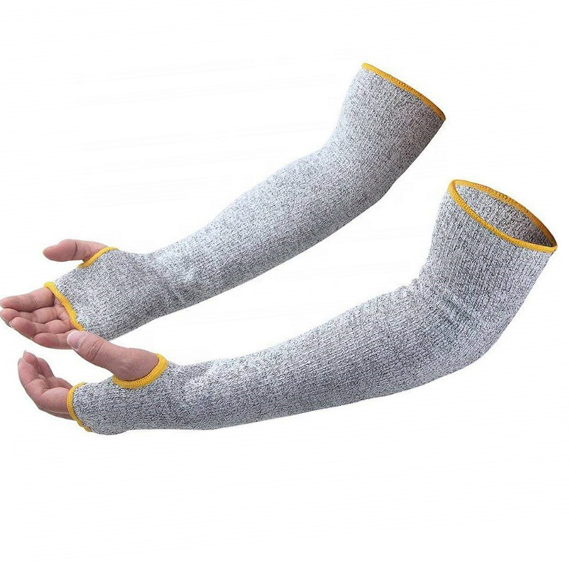 Protection With Thumb Hole Slash Level 5 Safety Protective Cut Resistant Arm Sleeves