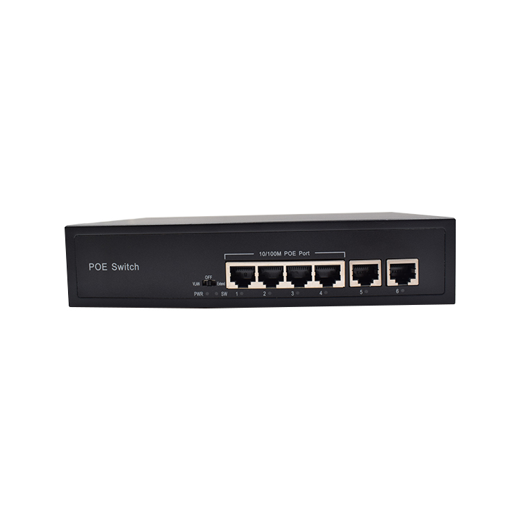 Tp-кольцо настенный 4 локальной сети портов 10/100 Мбит/с Ethernet-коммутатор питания через Ethernet настольный коммутатор сетевой коммутатор PoE Switch, 2 порта канала