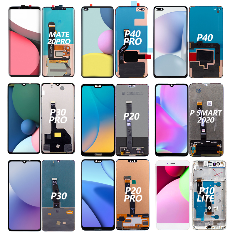 Для Huawei Mate 20 pro Lcd p smart 2020 экран дигитайзер в сборе для HuaWei p10 p20 p30 p40 pro ЖК-экран