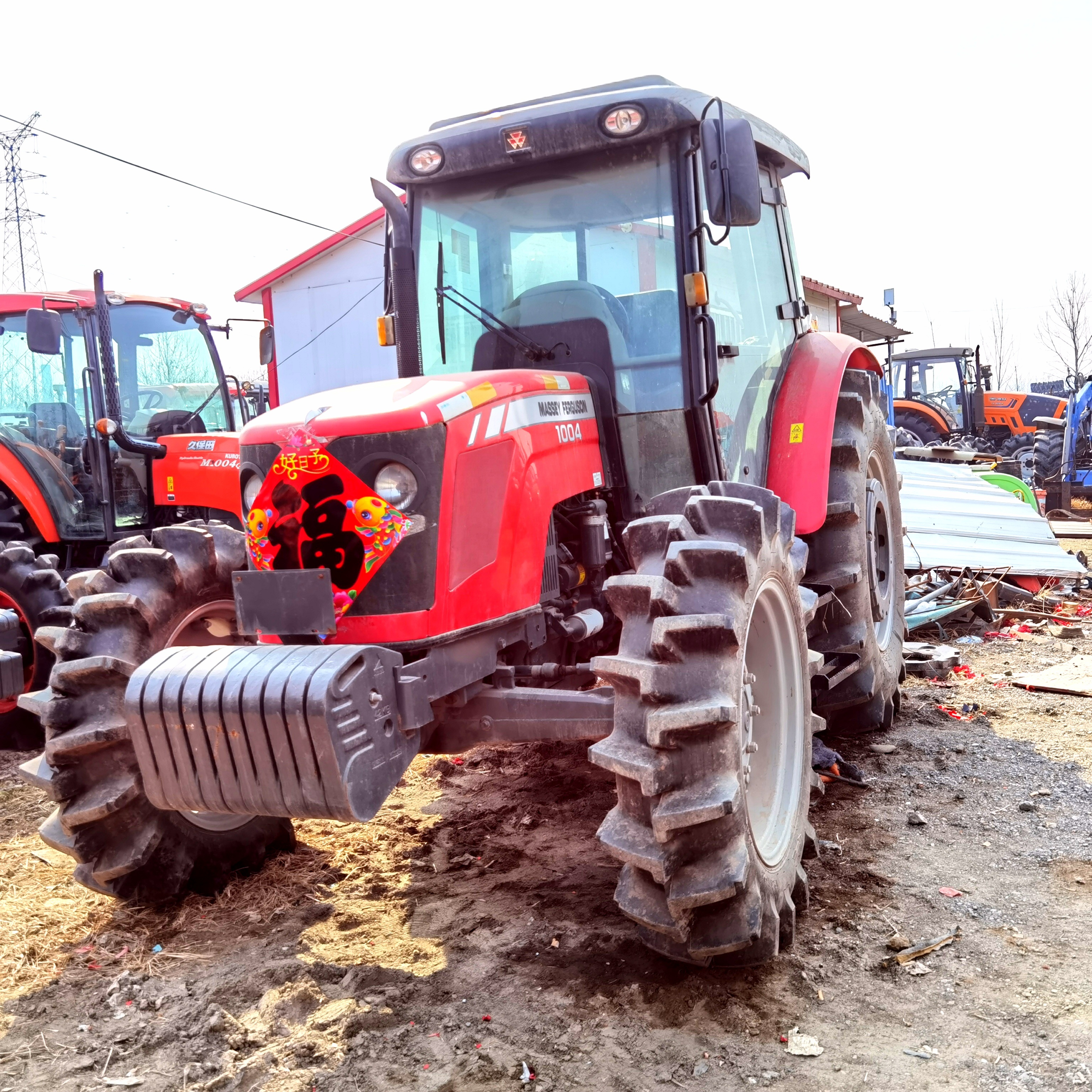 Скидка Американский Трактор Massey Ferguson MF1004 100HP 4WD высокое качество