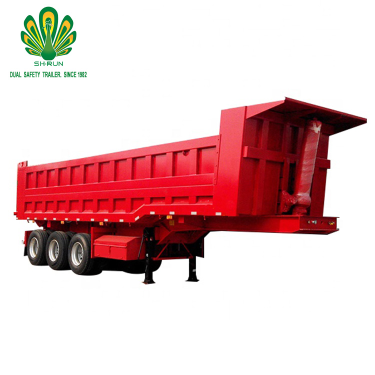 40 Ton Tipper Trailer 3 Axle European Type Hydraulic Dump Truck Semi Trailer Price