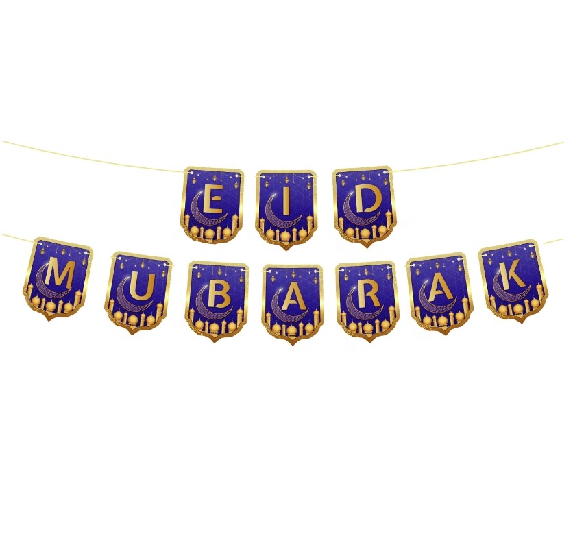 Pafu Eid Mubarak праздничные принадлежности счастливый Рамадан праздничное украшение Eid Mubarak баннер