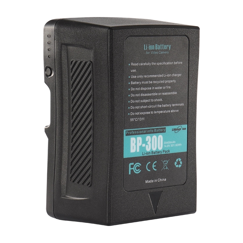 Big capacity 14.8v 20400mah 300wh digital battery rechargeable ion li v mount camera battery